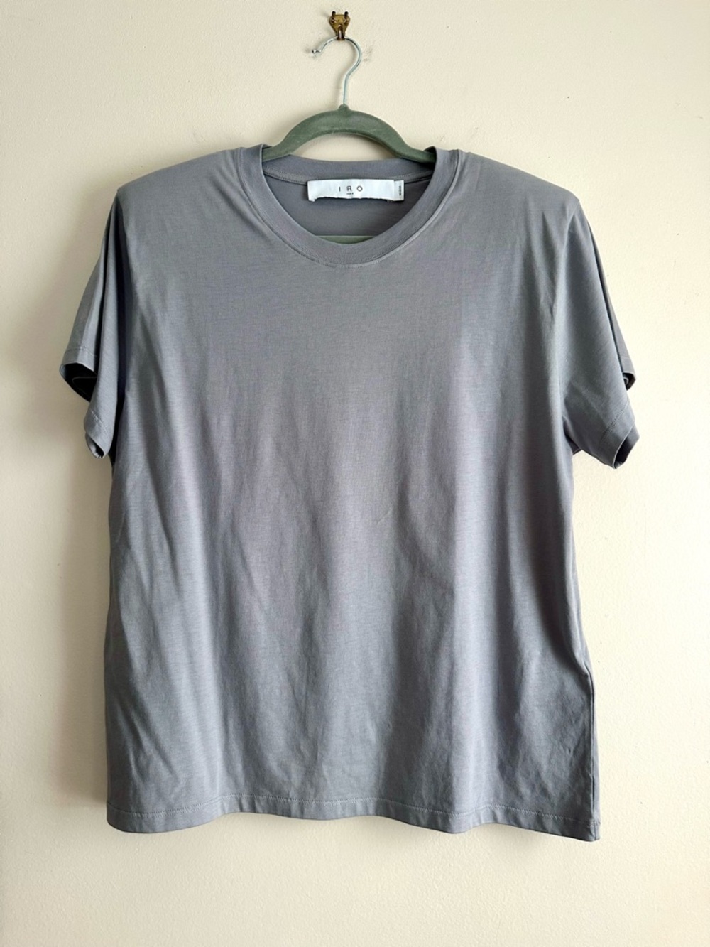 IRO • Galyla Cotton Shoulder Padded T-Shirt